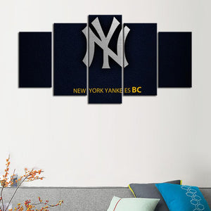 New York Yankees Leather Look Canvas