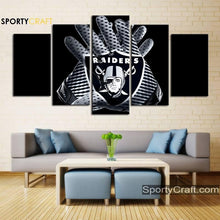 Load image into Gallery viewer, Las Vegas Raiders Gloves Wall Canvas