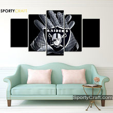 Load image into Gallery viewer, Las Vegas Raiders Gloves Wall Canvas