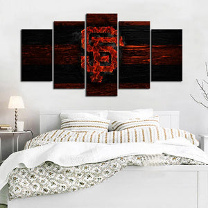 San Francisco Giants Burn Out Canvas