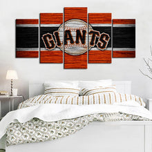 Load image into Gallery viewer, San Francisco Giants Wooden Look Canvas