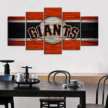 Load image into Gallery viewer, San Francisco Giants Wooden Look Canvas