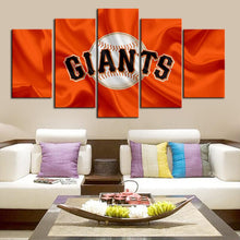 Load image into Gallery viewer, San Francisco Giants Fabric Flag Canvas