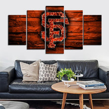 Load image into Gallery viewer, San Francisco Giants Wooden Stone Canvas