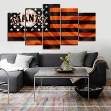 Load image into Gallery viewer, San Francisco Giants American Flag Canvas