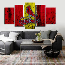Load image into Gallery viewer, St. Louis Cardinals Rough Look Canvas