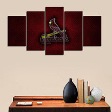 Load image into Gallery viewer, St. Louis Cardinals Metal Style Canvas