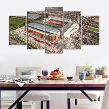 Load image into Gallery viewer, Liverpool F.C. Stadium Areal 5 Pieces Wall Painting Canvas