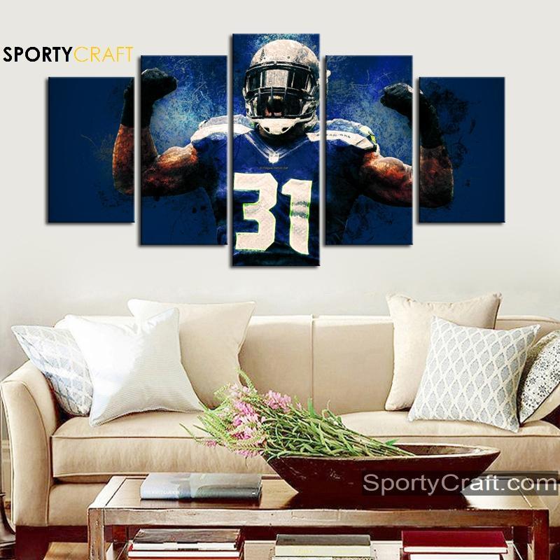 Kam Chancellor Seattle Seahawks Wall Canvas