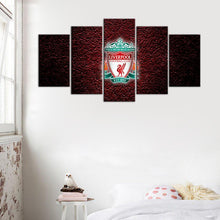 Load image into Gallery viewer, Liverpool F.C. Rock on Canvas 5 Pieces Wall Painting Canvas