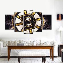 Load image into Gallery viewer, Boston Bruins Paint Splash Canvas