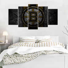 Load image into Gallery viewer, Boston Bruins Rock Style 5 Pieces Wall Painting Canvas