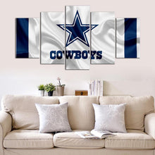 Load image into Gallery viewer, Dallas Cowboys Paint Splash 5 Pieces Painting Canvas