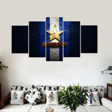 Load image into Gallery viewer, Dallas Cowboys Metal Look Wall Canvas
