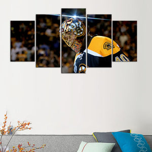 Tuukka Rask Boston Bruins 5 Pieces Wall Painting Canvas