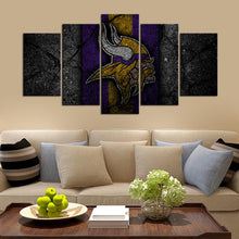 Load image into Gallery viewer, Minnesota Vikings Rock Style Wall Canvas 1
