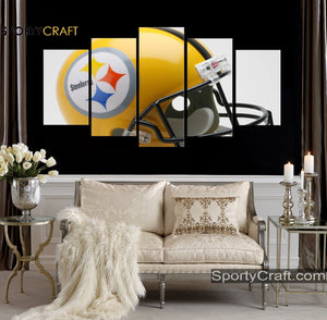 Pittsburgh Steelers Helmet Wall Canvas 1
