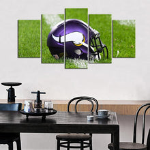 Load image into Gallery viewer, Minnesota Vikings Helmet Wall Canvas