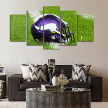 Load image into Gallery viewer, Minnesota Vikings Helmet Wall Canvas