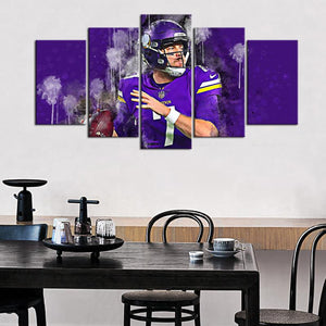 Case Keenum Minnesota Vikings Wall Canvas