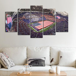 Minnesota Vikings Stadium Wall Canvas