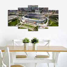 Load image into Gallery viewer, Chicago Bears Stadium From Above Wall Canvas