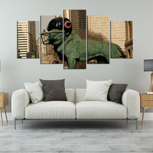 Load image into Gallery viewer, Chicago Bears Statue Wall Canvas