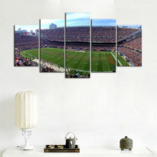 Load image into Gallery viewer, Chicago Bears Stadium Wall Canvas 3