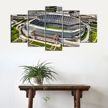 Load image into Gallery viewer, Chicago Bears Stadium From Above Wall Canvas 1