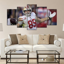 Load image into Gallery viewer, George Kittle San Francisco 49ers Wall Canvas