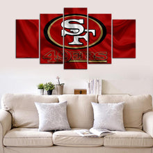 Load image into Gallery viewer, San Francisco 49ers Flag Style Wall Canvas 1
