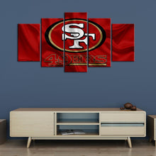 Load image into Gallery viewer, San Francisco 49ers Flag Style Wall Canvas 1