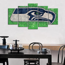 Load image into Gallery viewer, Seattle Seahawks Techy Style Wall Canvas