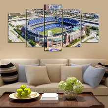 Load image into Gallery viewer, Baltimore Ravens Stadium Wall Canvas 5