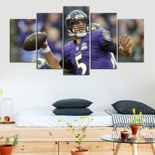 Load image into Gallery viewer, Joe Flacco Baltimore Ravens Wall Canvas 1