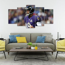 Load image into Gallery viewer, Justin Tucker Baltimore Ravens 5 Pieces Wall Painting Canvas