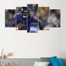 Load image into Gallery viewer, Lamar Jackson Baltimore Ravens Wall Canvas 3