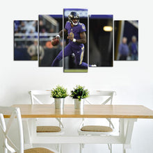 Load image into Gallery viewer, Lamar Jackson Baltimore Ravens Wall Canvas