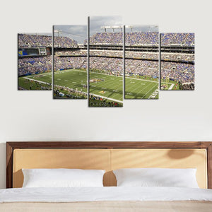 Baltimore Ravens Stadium Wall Canvas 1