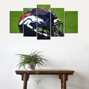 Denver Broncos Helmet Canvas