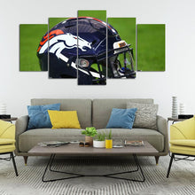 Load image into Gallery viewer, Denver Broncos Helmet Canvas
