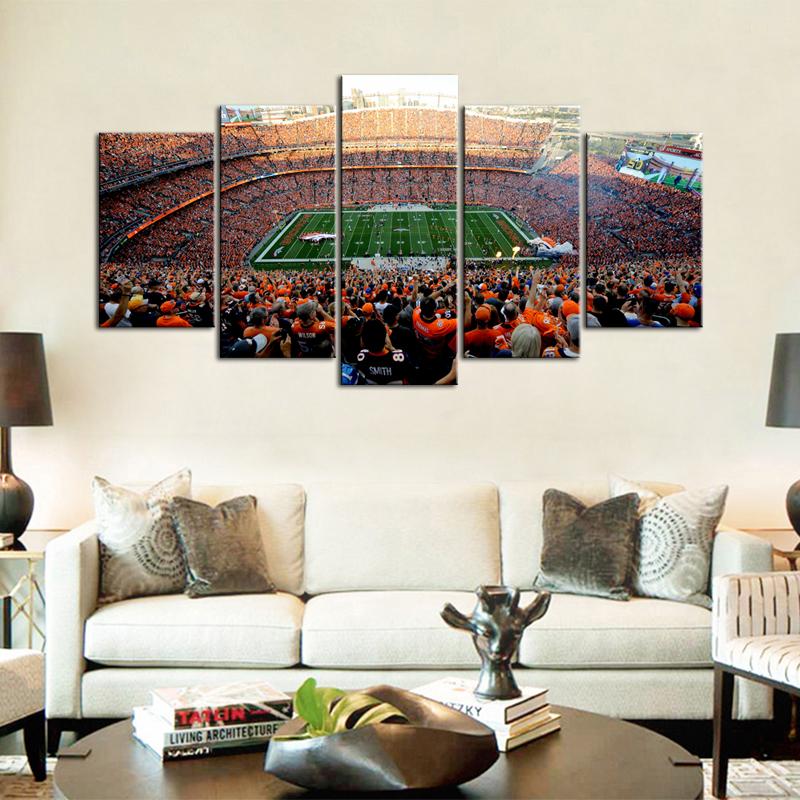 Denver Broncos Stadium Canvas 4