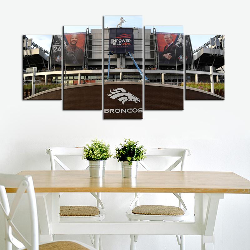 Denver Broncos Empower Filed Canvas