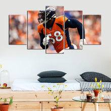 Load image into Gallery viewer, Von Miller Denver Broncos Canvas 2