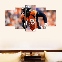 Load image into Gallery viewer, Von Miller Denver Broncos Canvas 2