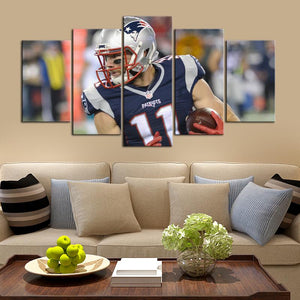 Julian Edelman New England Patriots Wall Canvas 1