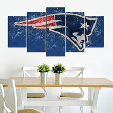 Load image into Gallery viewer, New England Patriots Techy Look 5 Pieces Wall Painting Canvas