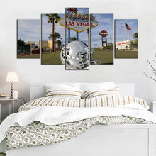 Load image into Gallery viewer, Las Vegas Raiders Hamlet in Las Vegas Wall Canvas