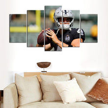 Load image into Gallery viewer, Derek Carr Oakland Raiders 5 Pieces wall Painting Canvas