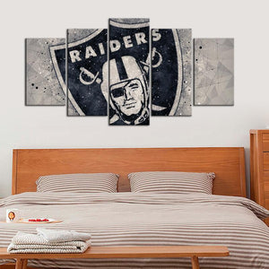 Las Vegas Raiders Techy Look Wall Canvas